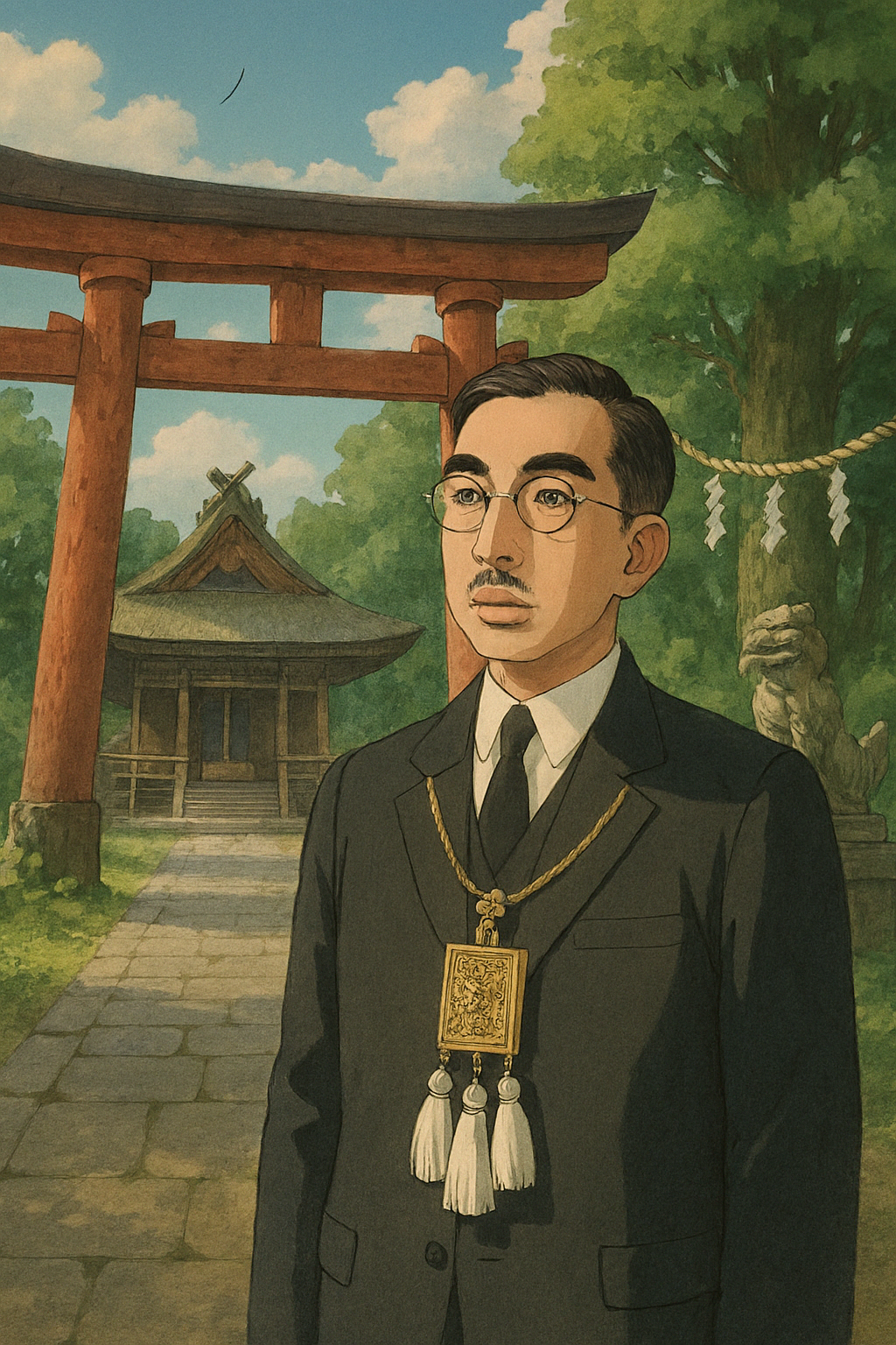 Emperor Hirohito of Japan.